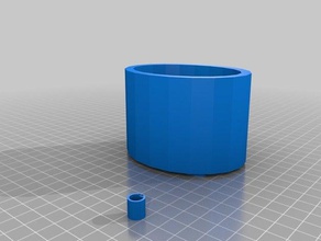 vaso di fiore scarico La stampa 3d 3d print model - Mito3D