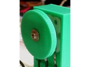 transistor radio tuner knob electronics 3d print model - Mito3D