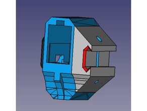 funda glock conjunto ferroviario fran solo diseño original hobby airsoft la picatinny monte rail 3d print model - Mito3D