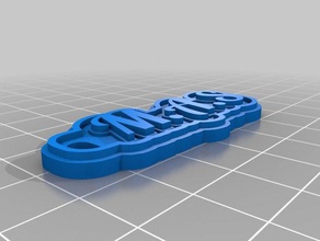 muns de porte-clés personnalisé 3d print model - Mito3D