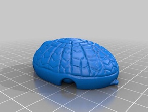 textured shell toys & games 3d print model - Mito3D