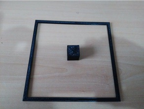 calibração do cubo A impressão 3d de testes a o teste calibracion 3d print model - Mito3D
