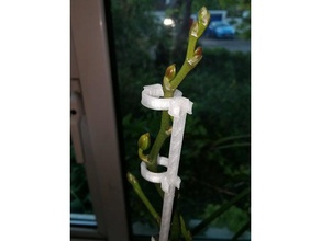 orchid trainer extension clips outdoor & garden clip customized plant 3d print model - Mito3D