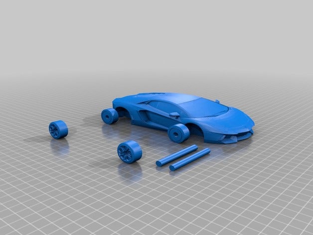 copie de lamborghini L'impression 3d 3D print model - Mito3D