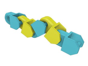 movable chain parts 3d print model - Mito3D