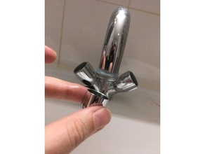 hose connector standard household faucet bathroom 3d print model - Mito3D