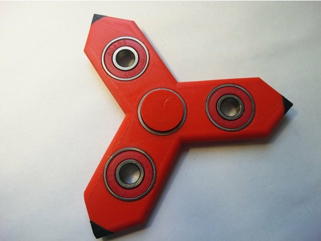 doppio colore fidget spinner giocattoli meccanici doppia estrusione fidget-giocattolo 3D print model - Mito3D