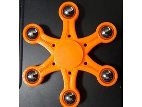 6 boule fidget spinner jouets & jeux main jouet 3d print model - Mito3D