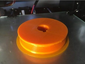 poulie compresseur pulley diy air pump filament ice made rizzo madeinrizzo pla orange 3d print model - Mito3D