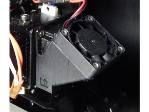 40mm cooler montagem original anet a8 cabeça de impressão Impressora 3d acessórios fã ventilador refrigeração 3d print model - Mito3D