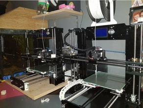 anet a6 cama cadeia Impressora 3d acessórios atualização 3d print model - Mito3D
