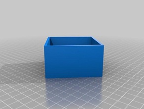 50 mm caja los contenedores personalizado 3d print model - Mito3D