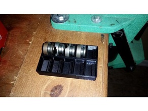 cartridge shell holder tray sport & outdoors case firearms guns reloading 3d print model - Mito3D