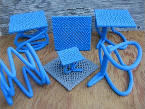 three lissajous knots math art 3d print model - Mito3D