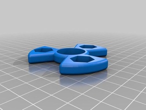 spinner 3x3 8 nuke jouets mécaniques personnalisé 3d print model - Mito3D