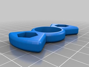 spinner 5 16 bowtie mechanische Spielzeuge kundengebundene 3d print model - Mito3D