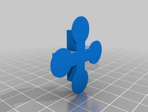 red cross charm accessories 3d print model - Mito3D