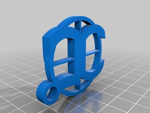Schlüsselanhänger jc 3d print model - Mito3D