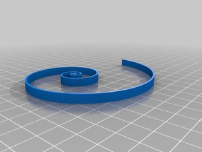 my customized logarithmic spiral math 3d print model - Mito3D