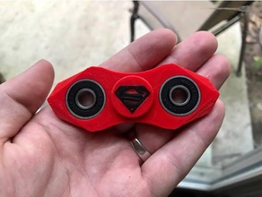superman spinner kapaklar oyuncaklar ve oyunlar 3d print model - Mito3D