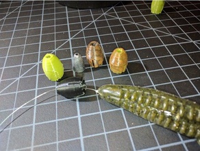 bass klacker sport & outdoors bait fishing lure 3d print model - Mito3D