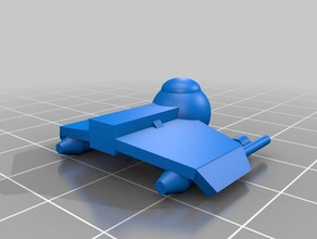 tie-ala avanzada juegos avanzado e-wing las miniaturas estrella el empate feo guerras x-wing 3d print model - Mito3D