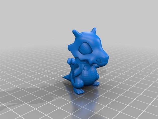cubone models cute pokemon 1st gen figures 3D print model - Mito3D