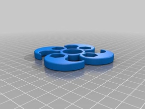 my customized yin-yang fidget spinner 2 mechanical toys 3d print model - Mito3D