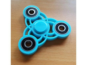 stylized fidget spinner 3d printing nerd fidgetspinner hand spinners toy first creation joel telling joeltelling modern nicrombious style 3d print model - Mito3D