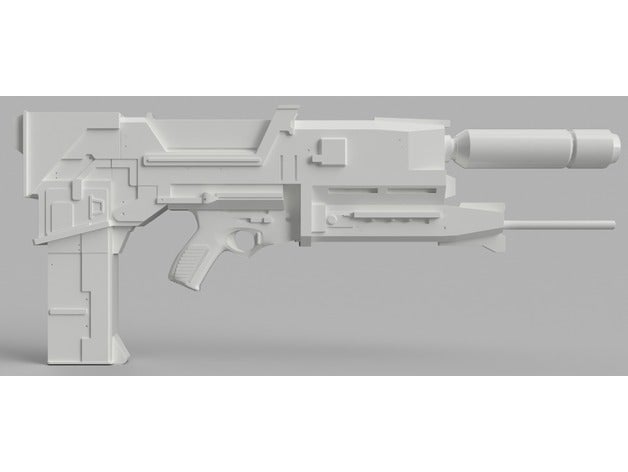 progressive fusil à plasma de 40 watts plage terminator accessoires jeu prop le 3D print model - Mito3D