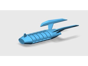 fid trasporto giochi e giocattoli in miniatura spazio astronave wargame 3d print model - Mito3D