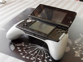 agarre ergonómico 3ds original de juegos video accesorios accesorio la comodidad cómodo consola el controlador gamepad computadora mano nintendo los periféricos portable 3d print model - Mito3D