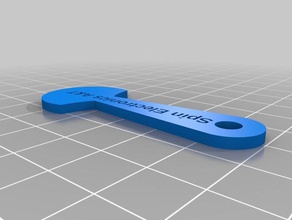 my customized shopping trolley token 2 household supplies 3d print model - Mito3D