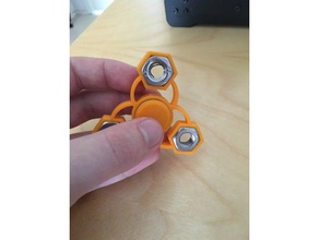 10 mm écrou figdet spinner jouets mécaniques fidget main 3d print model - Mito3D