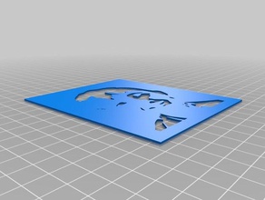 alex-Schablone Kunst-tools kundengebundene 3d print model - Mito3D
