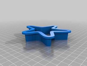 Seestern Ausstecher Küche und Esszimmer Strand cookie cutter Fisch Meer am 3d print model - Mito3D