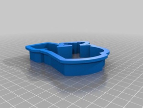 bucket spade cookie cutter kitchen & dining 3d print model - Mito3D