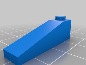 mis personalizado de lego-compatible ladrillo 1x4 juguetes construcción 3d print model - Mito3D