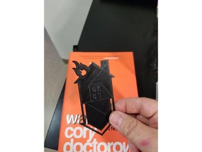 walkaway bookmark household cory doctorow science fiction scifi 3d print model - Mito3D