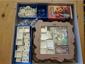 santorini box insert toy & game accessories organizer 3d print model - Mito3D