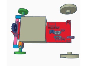 completamente stampato rc auto r c i veicoli arduino esc interamente stampabili ingranaggio ingranaggi motore controllo remoto tornitura 3d print model - Mito3D