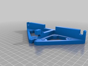 anet a6 back frame brace screwholes 3d printer accessories 3d print model - Mito3D