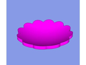 scalloped dish containers jewerly soap wslab 3d print model - Mito3D