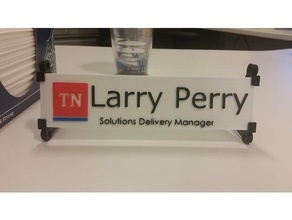 pergo state tn desk plate signs & logos delivery employee lofo manager name nameplate nameplates plaque sign solutions tennessee 3d print model - Mito3D
