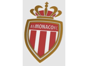 logo monaco fc spor ve açık hava Futbol Kulübü 3d print model - Mito3D