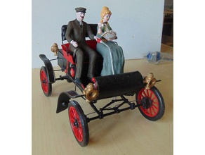 1903 oldsmobile araç antico oto blender 3d araba eski runner ölçek ölçekli model modelleme veicolo 3d print model - Mito3D