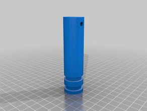 bolt-action bomba de ar hobby espingarda pressão tubo pvc 3d print model - Mito3D