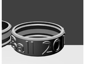 fcun baseball anello La stampa 3d 3d print model - Mito3D