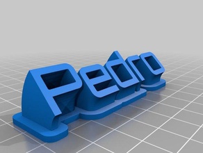 pedro 2 office personalizado 3d print model - Mito3D