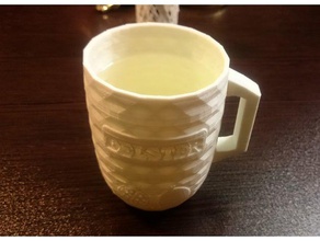 pomegranate mug food & drink 3dsmax beer cup delster drinking glass gita3dprint wineglass 3d print model - Mito3D